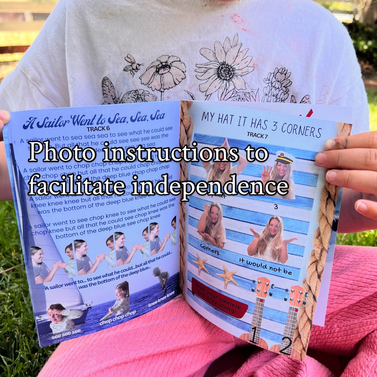 Photo instructions a young child can follow on their own